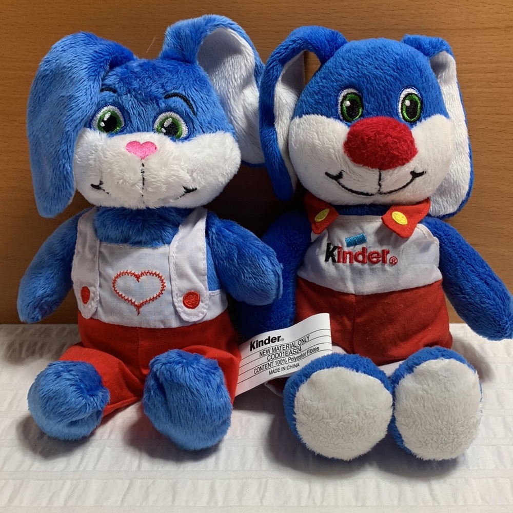 Kinder Plush Bunnies Couple